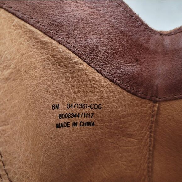 Frye Brown Leather Cowgirl Cowboy Western Boho Women's Riding Boots - Picture 12 of 15